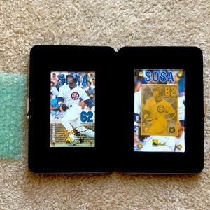 Sammy Sosa Cubs 24k Gold Collectible 2 Card Set